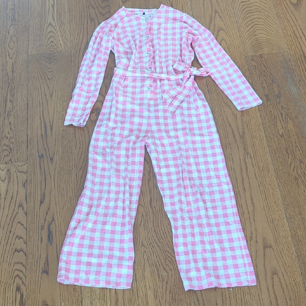 Mini Rodini Gingham Check Jumpsuit